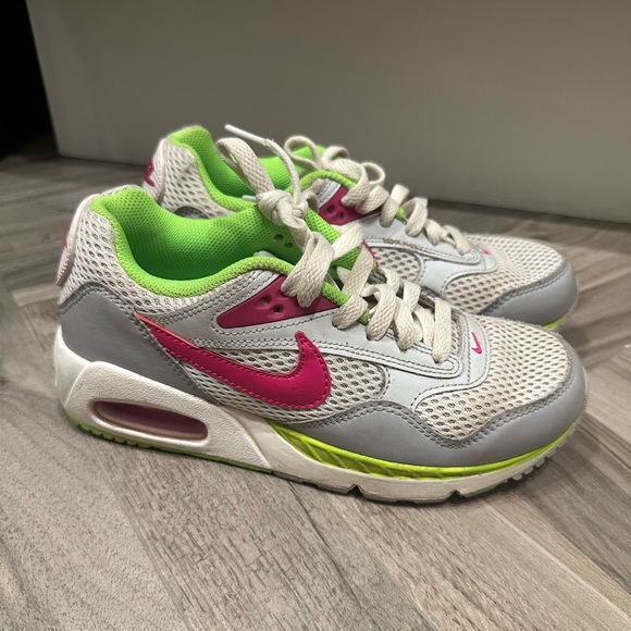Nike Air Max with Pink and Lime Highlights - Picture 1 of 3